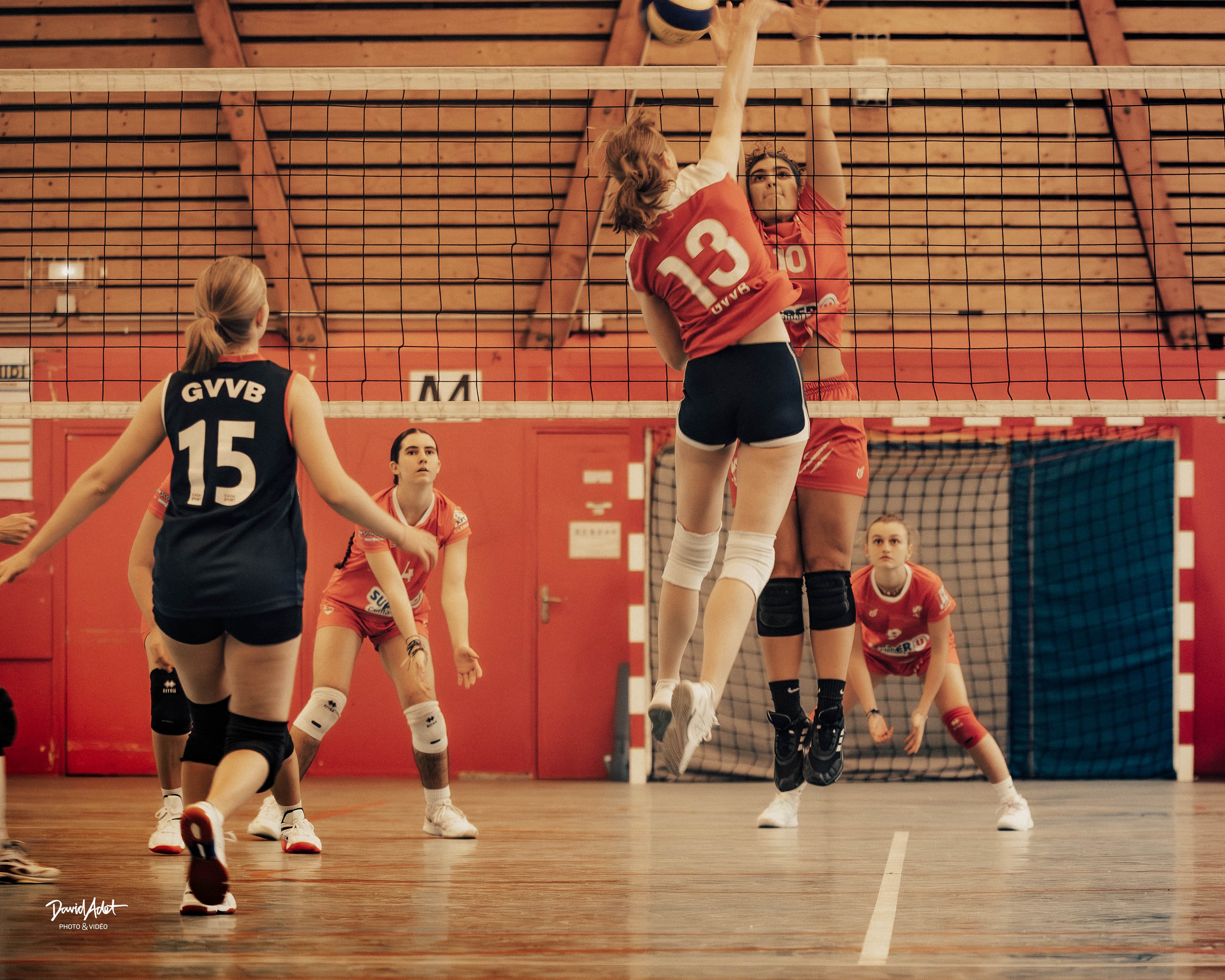 Action en match féminin